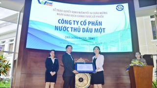 Lợi nhuận Công ty Cổ phần Nước Thủ Dầu Một “bốc hơi” đến 71%.