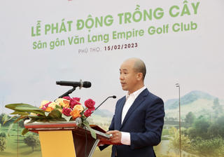Phát động trồng cây phủ xanh 16 ha dự án sân golf tỉnh Phú Thọ