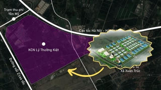 Mục sở thị nơi thành 'bến đáp' của KCN rộng 300ha nằm ngay sát sườn cao tốc Hà Nội - Hải Phòng