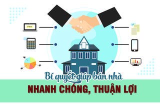 [Infographic] Bí quyết giúp bán nhà nhanh chóng, thuận lợi