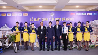 Vietravel Airlines trở thành nhà tài trợ vận chuyển hàng không chính thức của Hanoi FC mùa giải V.League 2025/2026