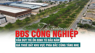 Thị trường bất động sản công nghiệp vẫn duy trì ổn định từ đầu năm, giá thuê đất khu vực phía Bắc cũng tăng nhẹ