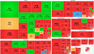 Thị trường chứng khoán (4/11) tiếp tục rung lắc mạnh, lực bán áp đảo khiến chỉ số lao dốc