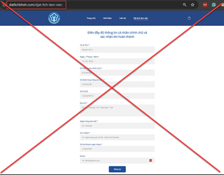 Bảo hiểm xã hội Việt Nam cảnh báo website giả mạo