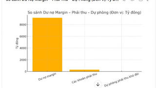 VCBS: Margin tăng nóng gần 60%, dự phòng đứng yên
