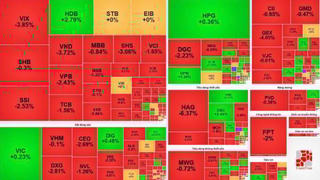 Lực bán tăng mạnh, VN-Index quay đầu giảm gần 11 điểm