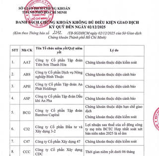 Thêm một mã chứng khoán bị HOSE cắt margin