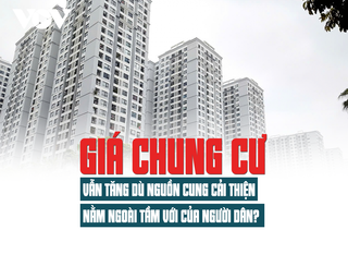 Giá chung cư vẫn tăng dù nguồn cung cải thiện