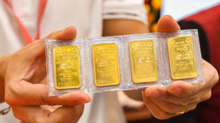 Giá vàng miếng trong nước tăng vọt