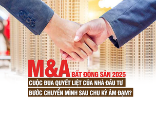 Thị trường M&A bất động sản 2025: Cuộc đua quyết liệt của nhà đầu tư