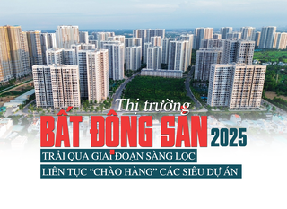 Thị trường bất động sản 2025: Trải qua giai đoạn sàng lọc, liên tục “chào hàng” các siêu dự án