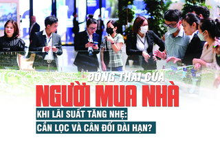 Động thái của người mua nhà khi lãi suất tăng nhẹ: Cần lọc và cân đối dài hạn