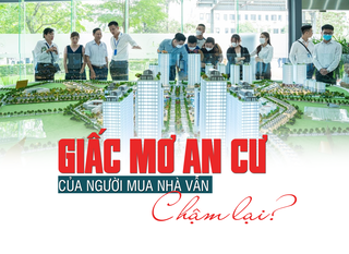 Giấc mơ an cư của người mua nhà vẫn chậm lại