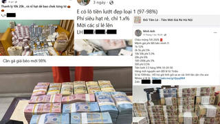 Phí đổi tiền lẻ lên tới hơn 10%, “chợ tiền” Tết hoạt động công khai trên mạng