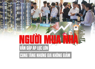 Người mua nhà vẫn gặp áp lực lớn: Cung tăng nhưng giá không giảm