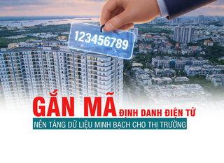 Gắn mã định danh điện tử cho bất động sản: Nền tảng dữ liệu minh bạch cho thị trường