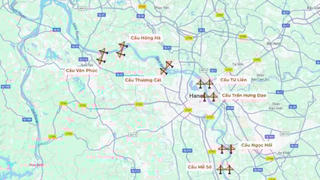 Hà Nội yêu cầu hoàn thành giải phóng mặt bằng 7 cây cầu qua sông Hồng trước 31/3