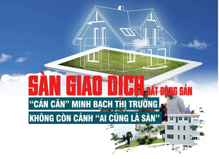 Sàn giao dịch bất động sản: “Cán cân” minh bạch thị trường, không còn cảnh “ai cũng là sàn”