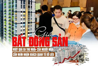 Giá bất động sản vượt quá xa thu nhập của người mua: Cần nhìn nhận khách quan từ số liệu