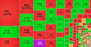 VN-Index rung lắc nhẹ, khối ngoại xả FPT