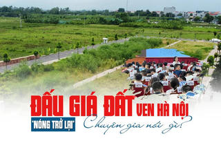 Đấu giá đất ven Hà Nội lại “nóng trở lại”