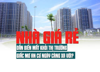 Nhà giá rẻ dần biến mất khỏi thị trường, giấc mơ an cư ngày càng xa vời?