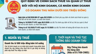 Chính sách thuế và quản lý thuế với hộ kinh doanh, cá nhân kinh doanh