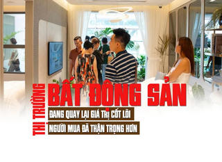 Thị trường bất động sản đang quay lại giá trị cốt lõi, người mua đã thận trọng hơn