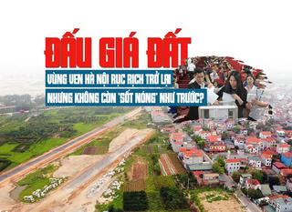 Đấu giá đất vùng ven Hà Nội rục rịch trở lại, nhưng không còn “sốt nóng” như trước
