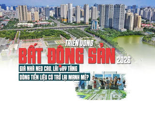 Triển vọng bất động sản 2026: Giá nhà neo cao, lãi vay tăng, dòng tiền liệu có trở lại mạnh mẽ