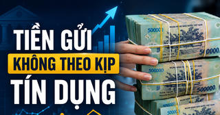Tín dụng tăng nhanh hơn tiền gửi: Ngân hàng nào chịu áp lực lớn?