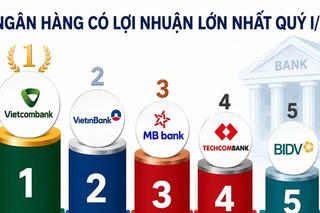 Top 10 ngân hàng có lợi nhuận lớn nhất quý I/2026