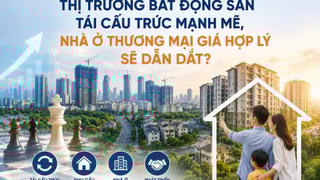 Thị trường bất động sản tái cấu trúc mạnh mẽ, nhà ở thương mại giá hợp lý sẽ dẫn dắt?