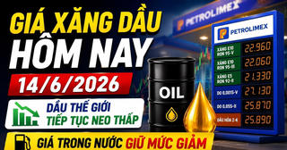 Chốt giá xăng dầu hôm nay 14/6: Dầu thế giới giảm mạnh, xăng trong nước ổn định