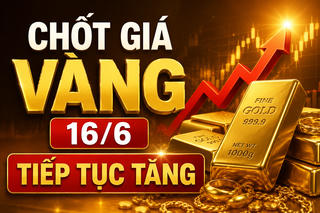Chốt giá vàng hôm nay 16/6: Tiếp tục tăng mạnh, SJC bán ra 151,5 triệu đồng/lượng
