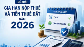Đề xuất gia hạn thời hạn nộp thuế và tiền thuê đất năm 2026
