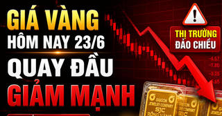 Chốt giá vàng hôm nay 23/6: SJC, Doji, PNJ…đồng loạt giảm rất mạnh Chốt giá vàng hôm nay 23/6: SJC, Doji, PNJ…đồng loạt giảm rất mạnh