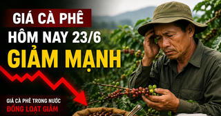 Chốt giá cà phê hôm nay 23-6: Trong nước giảm mạnh về 88.000 đồng/kg Chốt giá cà phê hôm nay 23-6: Trong nước giảm mạnh về 88.000 đồng/kg