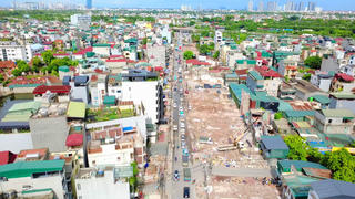 Tiến độ dự án mở rộng đường Lĩnh Nam