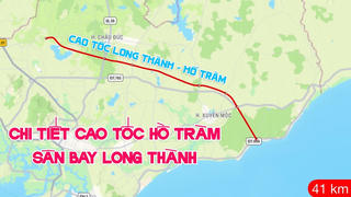 Chi tiết hướng tuyến cao tốc 44.000 tỷ nối thiên đường nghỉ dưỡng Hồ Tràm với sân bay lớn nhất Đông Nam Á -Long Thành của Masterise