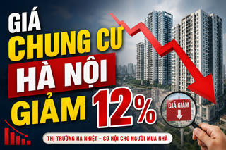 Giá chung cư Hà Nội đã giảm 12%