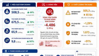 Dòng tiền kinh doanh của VietABank âm gần 4.500 tỷ, nợ nghi ngờ tăng 85 lần