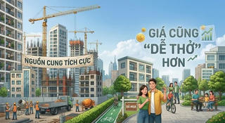 Chung cư: Nguồn cung tích cực, giá cũng “dễ thở” hơn