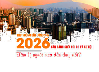 Thị trường bất động sản 2026: Cân bằng giữa rủi ro và cơ hội, tâm lý người mua dần thay đổi
