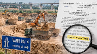 Thanh tra Chính phủ chỉ rõ loạt tồn tại ở mỏ đất Vườn Tùng phục vụ dự án đường Vành đai 4