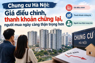 Chung cư Hà Nội: Giá điều chỉnh, thanh khoản chững lại, người mua ngày càng thận trọng hơn