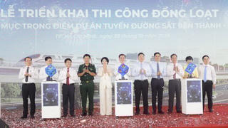 Metro Bến Thành - Cần Giờ đồng loạt thi công