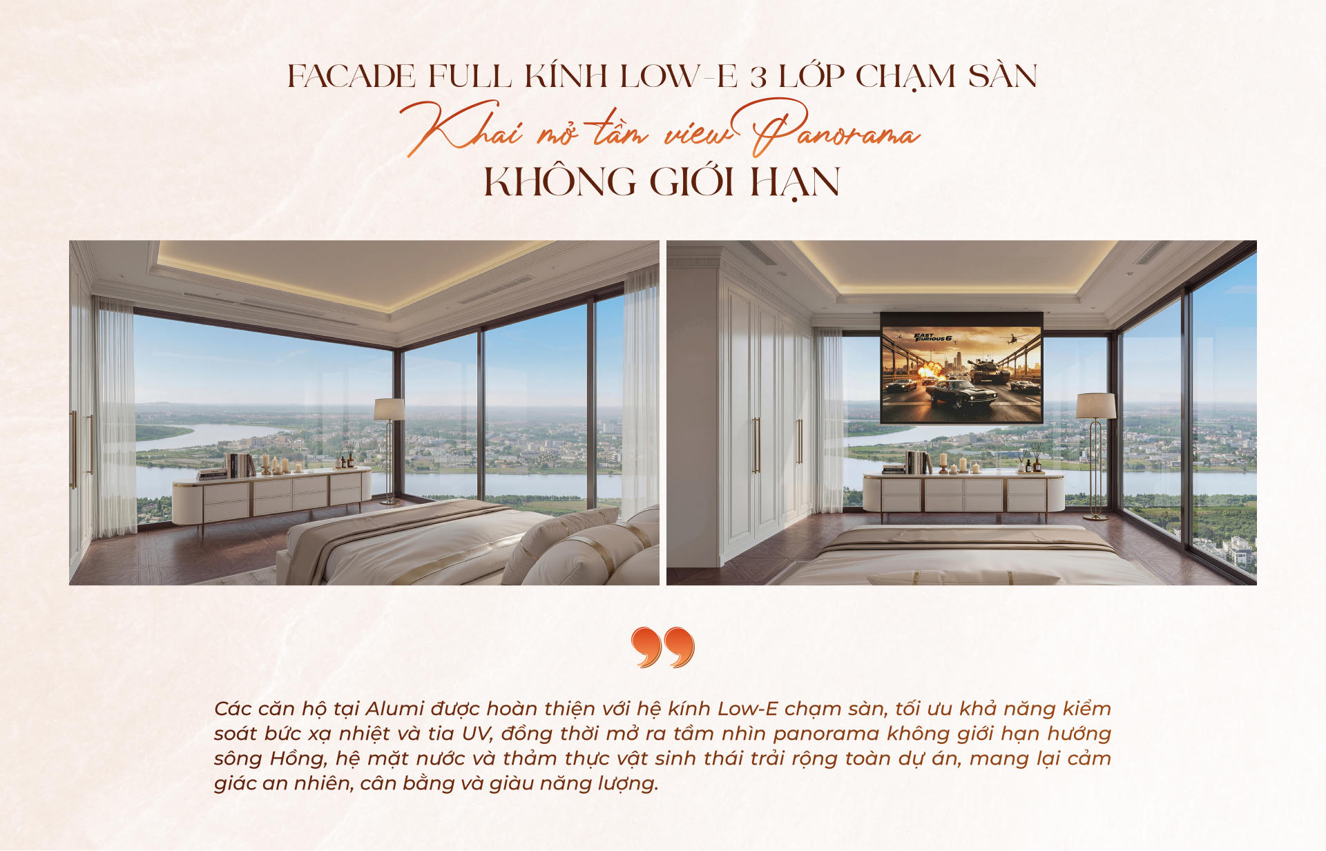 Cận cảnh bộ sưu tập căn hộ đầu tiên tại đô thị khoáng nóng Alluvia City: Chuẩn mực của thiết kế hoàn hảo 