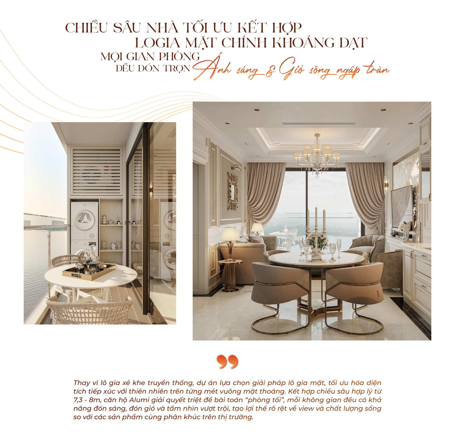 Cận cảnh bộ sưu tập căn hộ đầu tiên tại đô thị khoáng nóng Alluvia City: Chuẩn mực của thiết kế hoàn hảo 