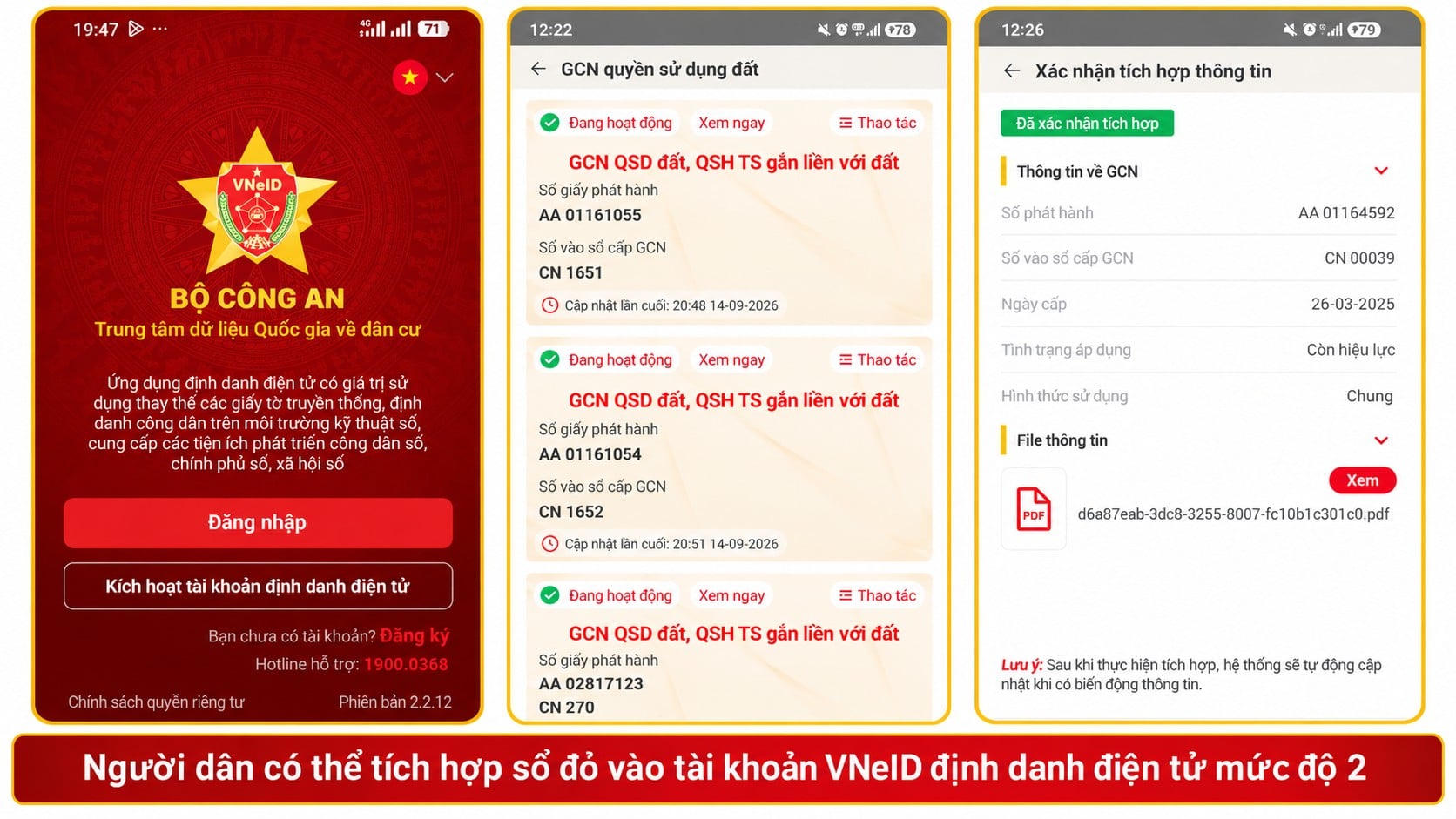 Tích hợp sổ đỏ trên VNeID: Tiện ích lớn, cần lộ trình phù hợp
